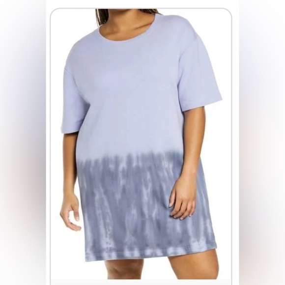 Grayish Purple Zella Short Dress or Oversized Top - Picture 1 of 7